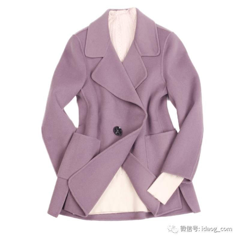 小个子羊绒大衣轻奢感,轻奢感气质呢子大衣