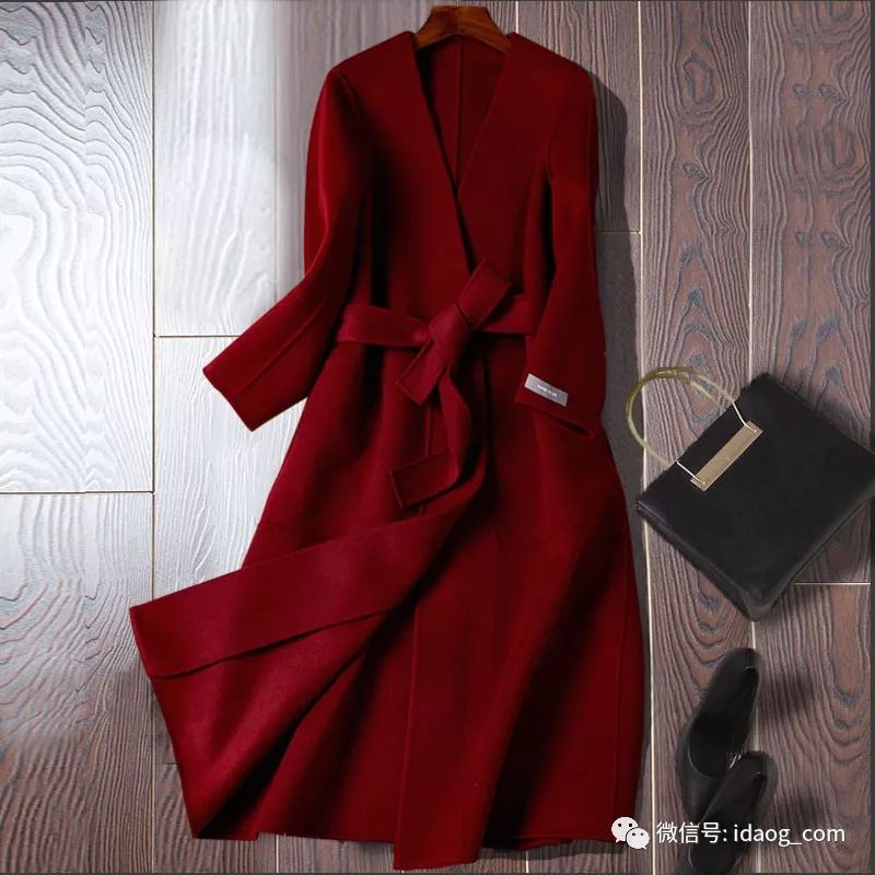 小个子羊绒大衣轻奢感,轻奢感气质呢子大衣