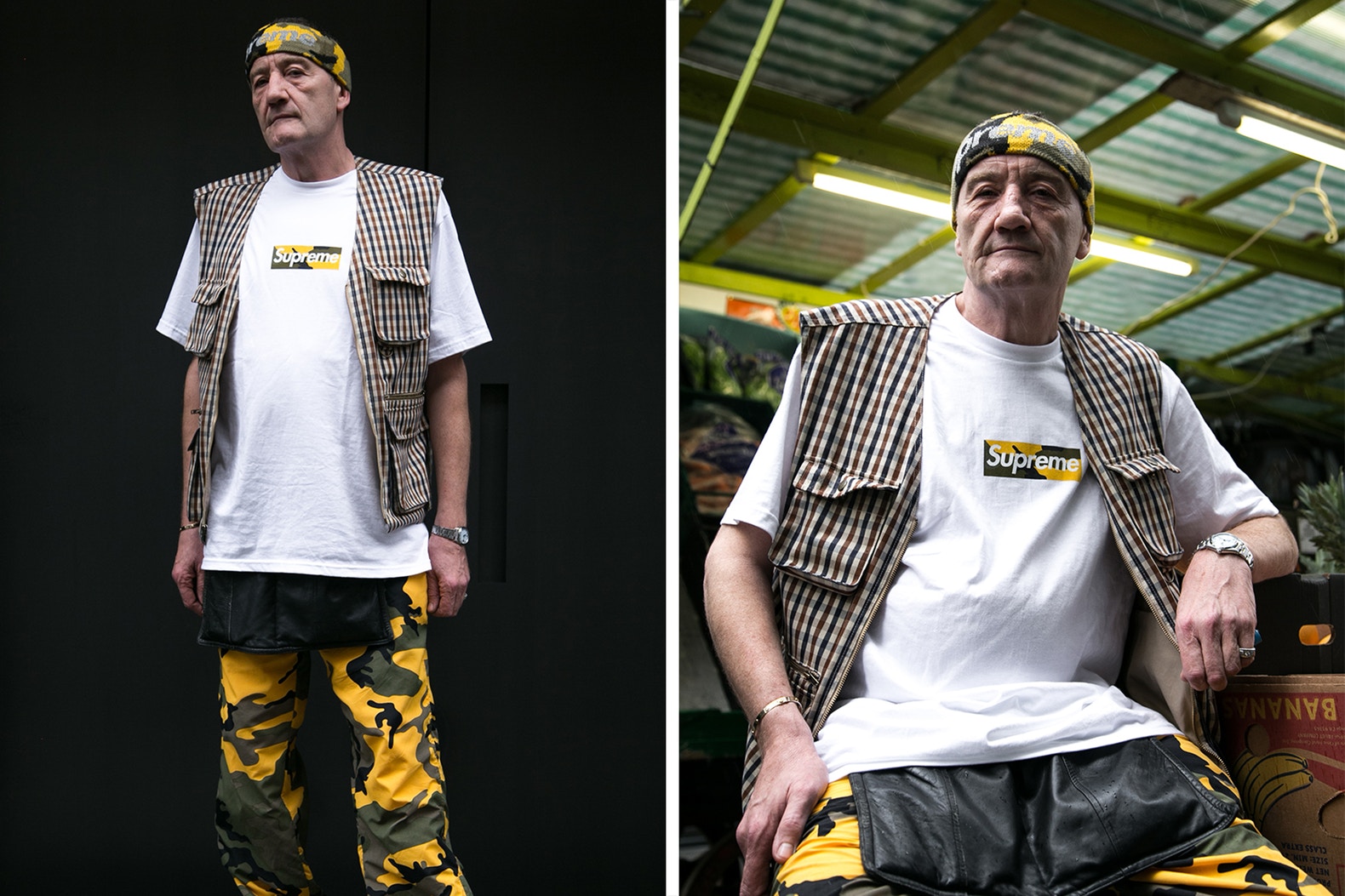 supremexthenorthface开箱,supremexthenorthface联名bleached