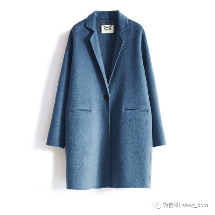 小个子羊绒大衣轻奢感,轻奢感气质呢子大衣