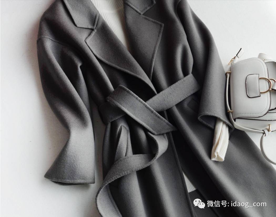 小个子羊绒大衣轻奢感,轻奢感气质呢子大衣