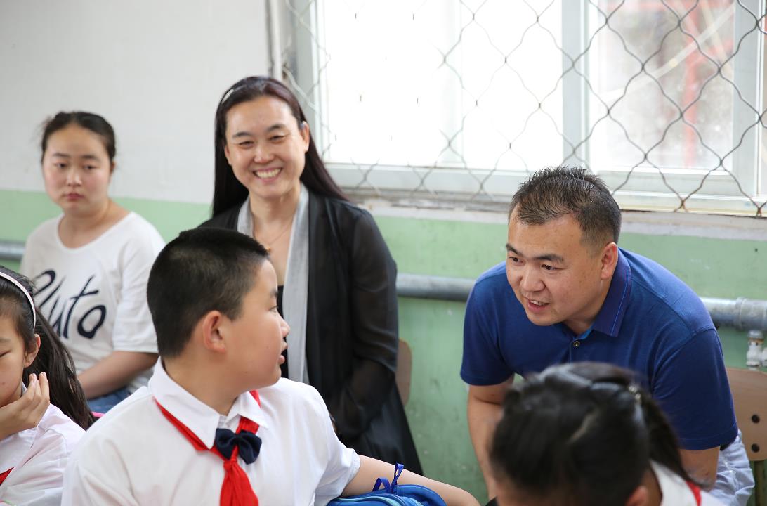 【童在蓝天下】“健康阅读”——爱健康专项基金走进北京大兴区明圆学校