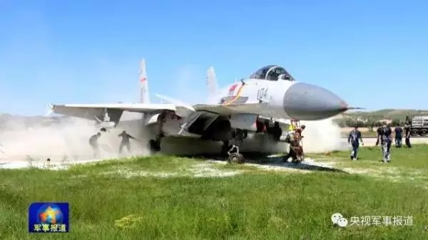 歼十五撞鸟飞行员带火迫降,歼15撞鸟迫降第一视角