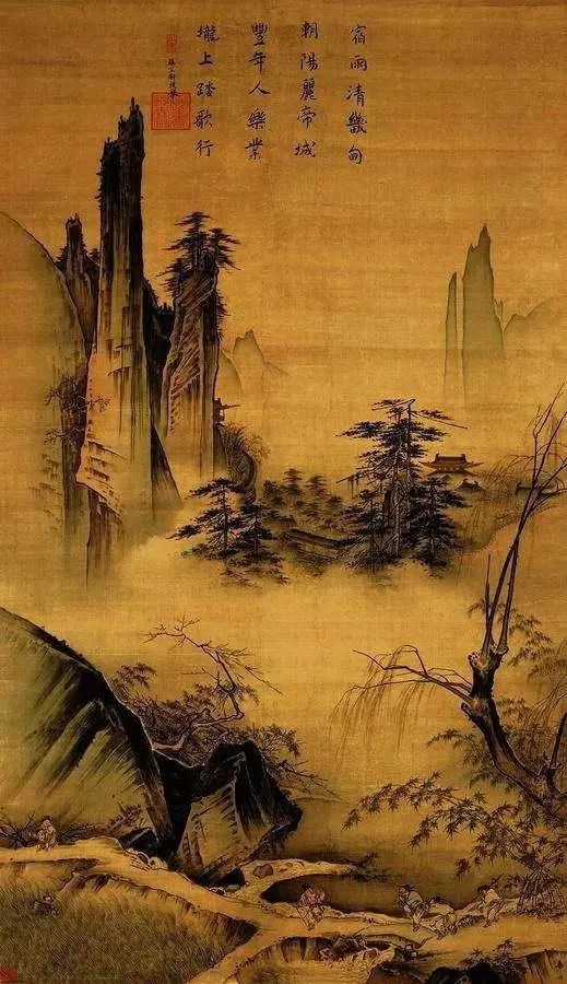 中国传世山水古画100幅,中国传世经典山水画49幅