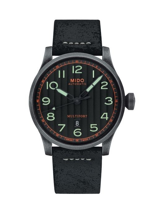 美度手表黑色表盘最新款,美度手表完美系列黑橙色