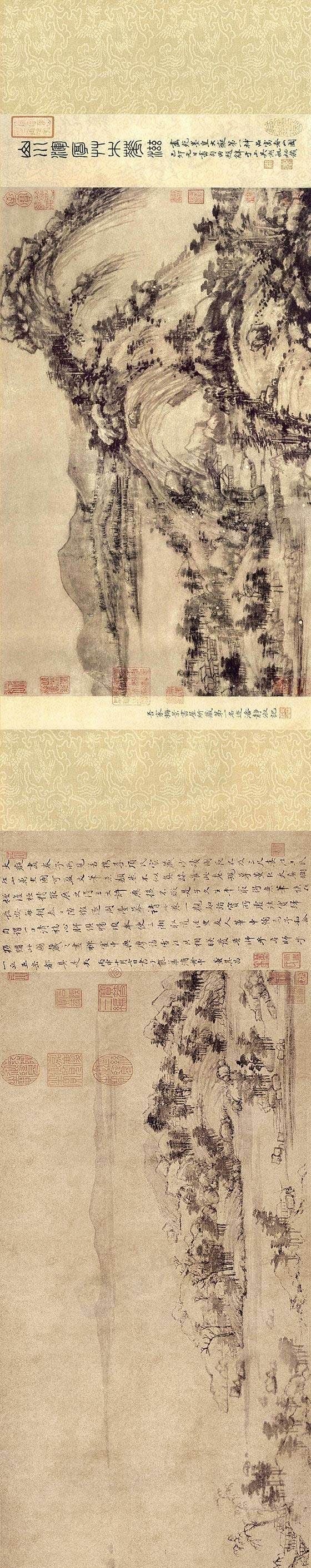 中国传世山水古画100幅,中国传世经典山水画49幅