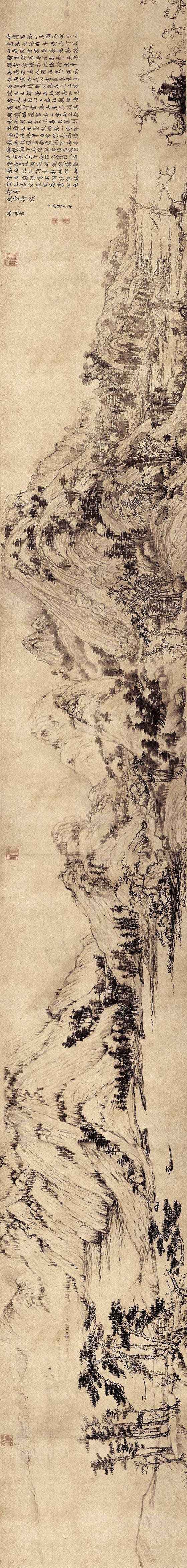 中国传世山水古画100幅,中国传世经典山水画49幅