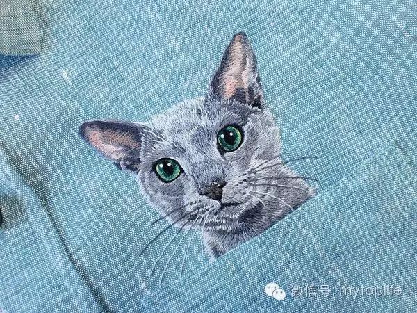 潮流趋势：日本艺术家将猫放在口袋里带出门