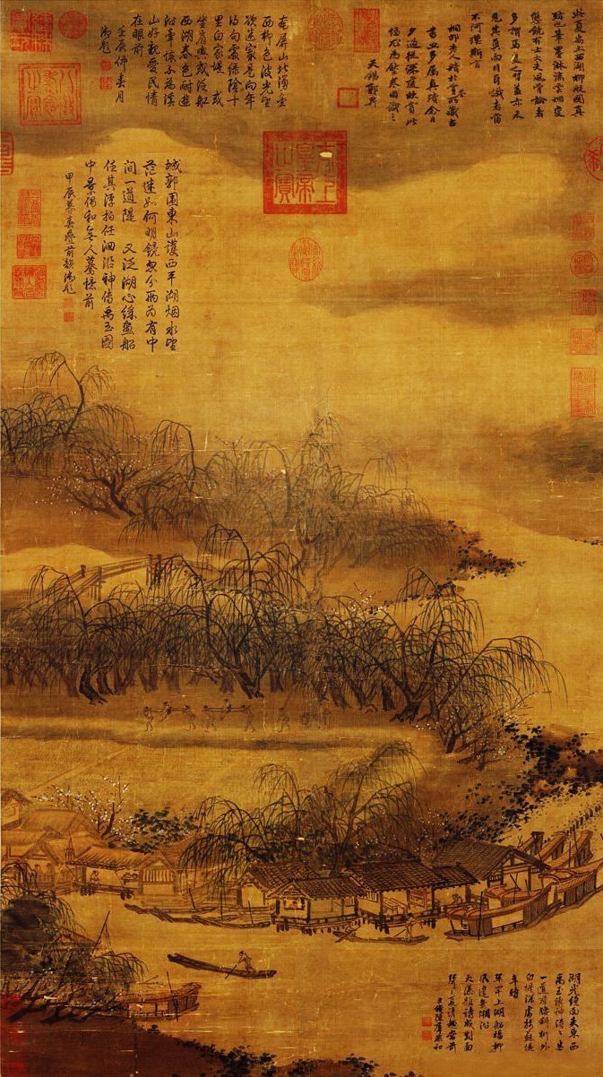 中国传世山水古画100幅,中国传世经典山水画49幅