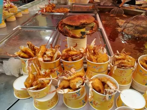 螃蟹大赛开幕式,螃蟹节暨环球美食节