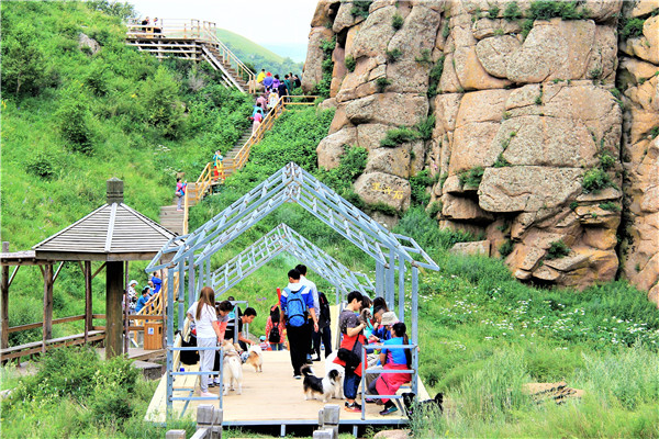 活动回顾|欧帝亿主题狗狗巴士察哈尔草原深处探秘万年火山