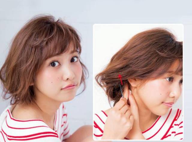不用剪短发就能变成短发教程,不用剪发轻松秒变短发