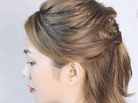 扎头发自己可以扎的简单易懂,扎头发小技巧好看又百搭