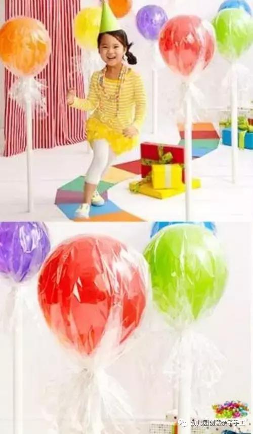 幼儿园气球龙的制作,幼儿园环创恐龙风吊饰