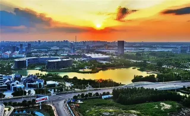 航拍济宁视频素材,航拍济宁全市区视频