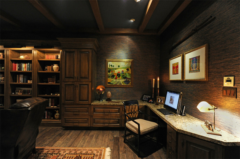 极简主义办公空间装修,整套家居空间设计