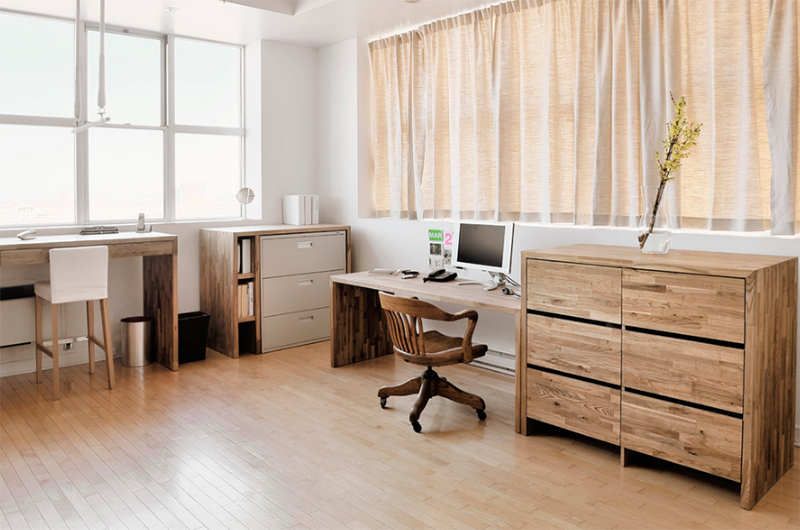 极简主义办公空间装修,整套家居空间设计