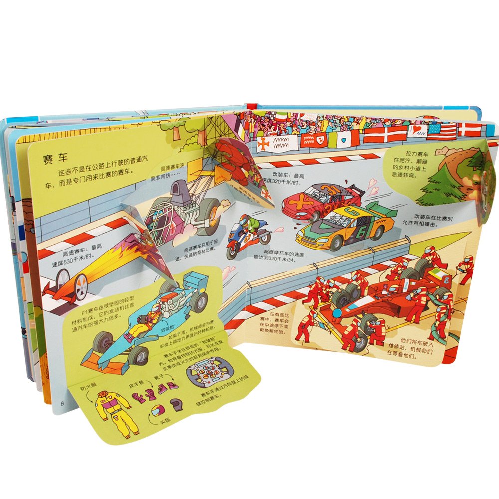 两岁宝宝全脑开发绘本推荐 (baby猜一猜趣味翻翻书全套8册)