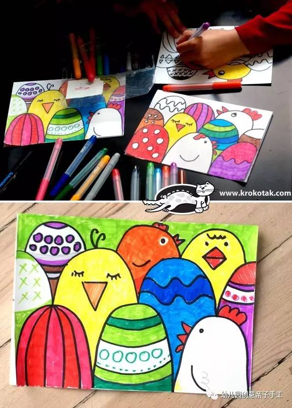 儿童绘画涂鸦教程,儿童绘画涂鸦填色线稿