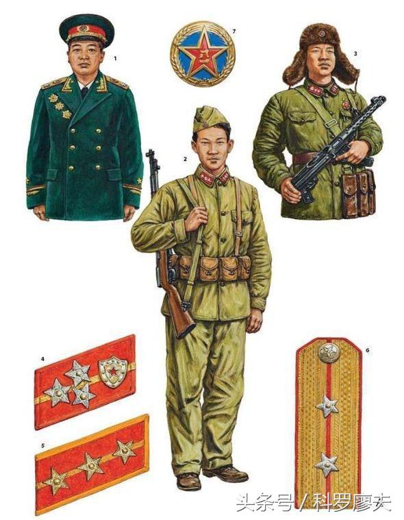 国军军装发展史,国军军装演变史