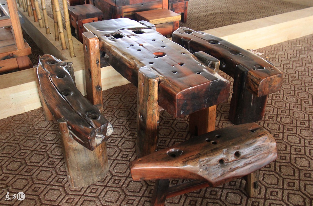 真船木和假船木家具怎么区别图片,什么样老船木做家具最好