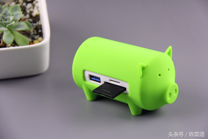 又找不到读卡器了?还在抱怨USB接口不够用?看小猪如何完美演绎读卡集线艺术