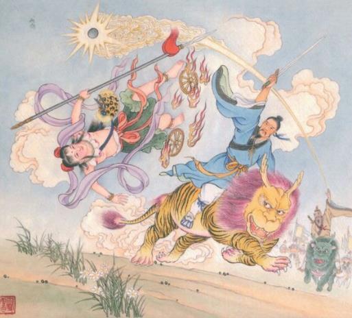 孔宣五色神光哪个厉害,封神孔宣出场