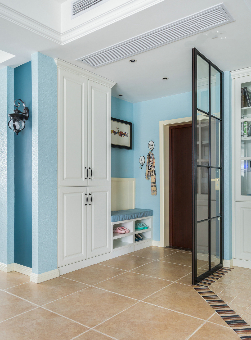 128平米美式风全是设计细节,美式风格小户型三室两厅