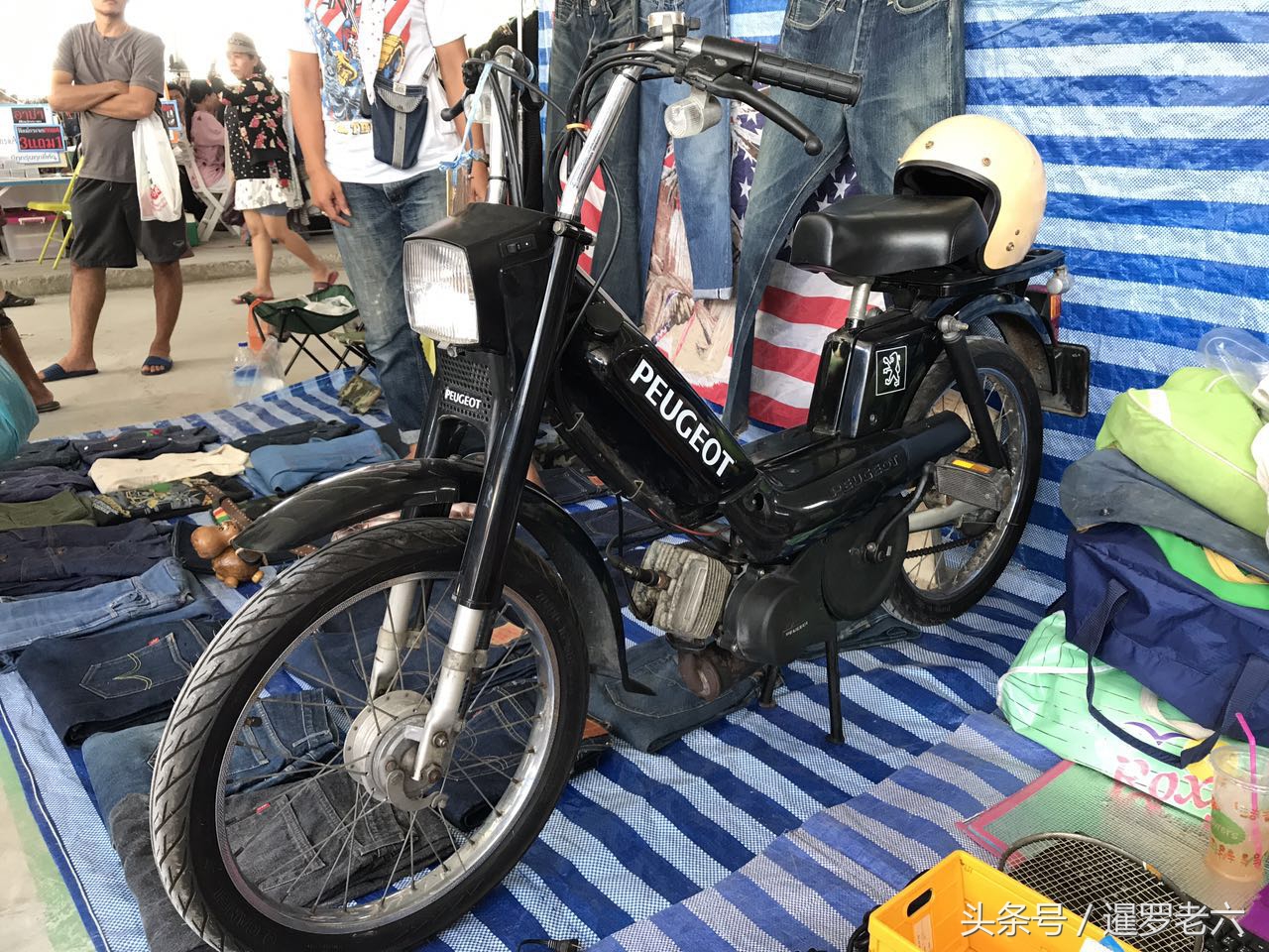 能骑着走的“标志摩托车”您见过不？开价五千，您觉得值不？