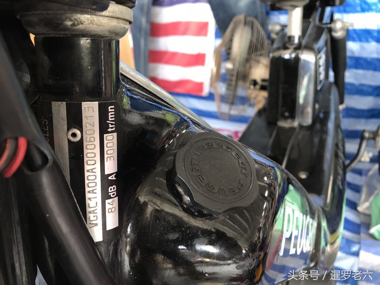 能骑着走的“标志摩托车”您见过不？开价五千，您觉得值不？