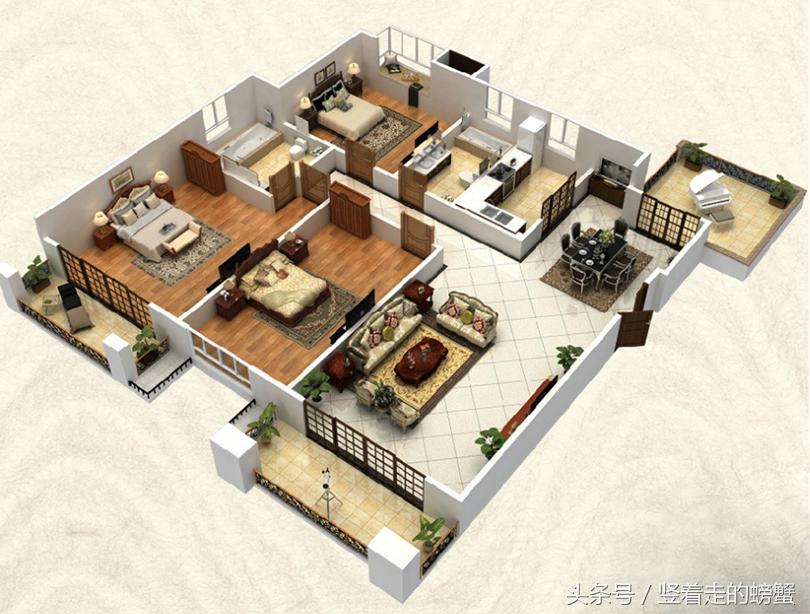 洛阳鼎城146平,追求自由与个性的精神内涵,年轻夫妇的浪漫情怀