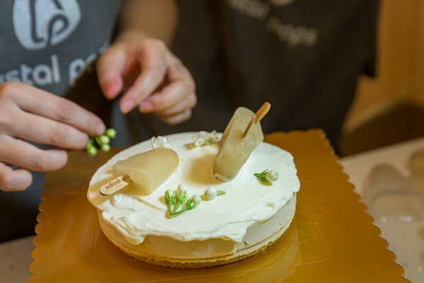 0失败简单糕点,茉莉花茶加冰糕