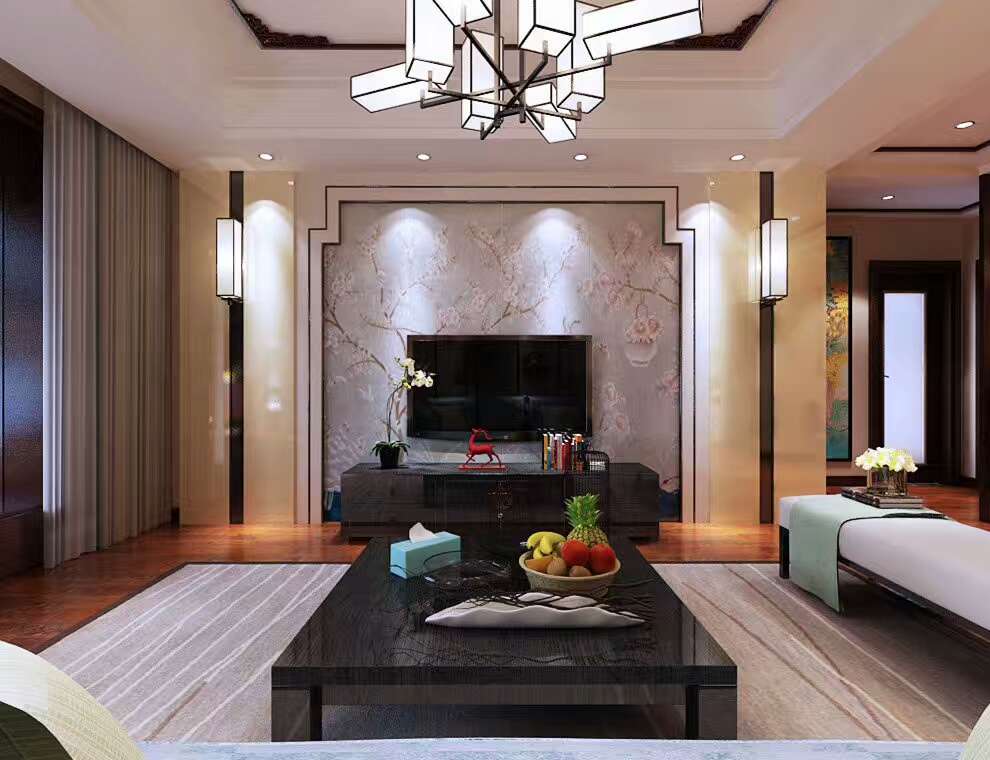 石家庄半岛名邸装修效果图大全,石家庄中冶德贤公馆138平米装修