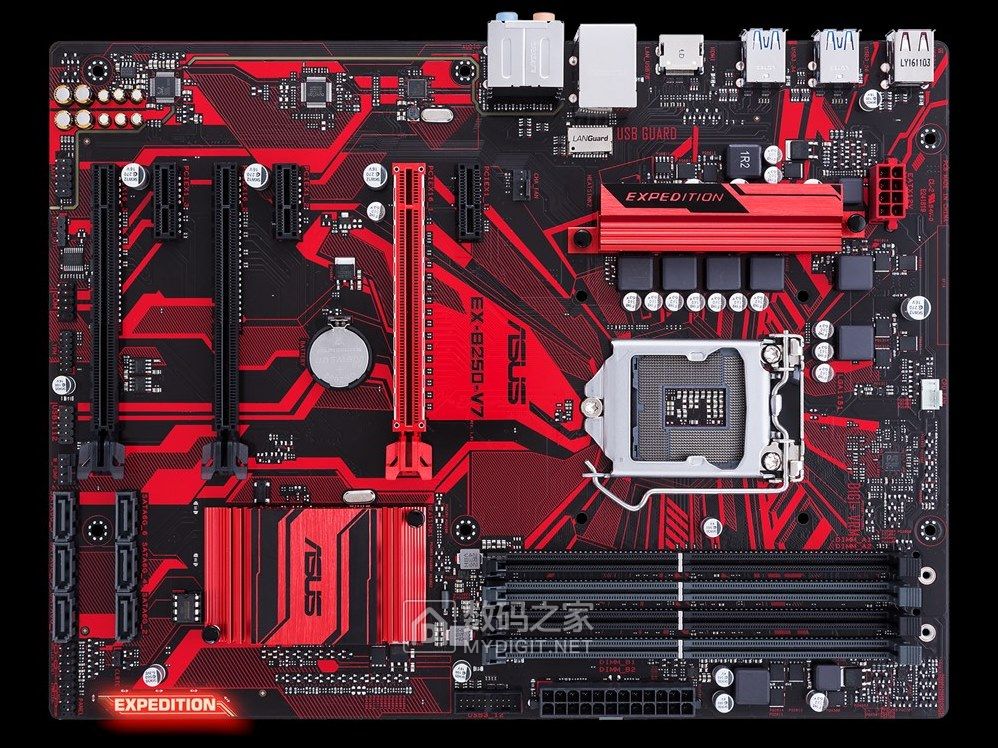 华硕ex-b250m-v主板图片,华硕exb250主板怎么设置