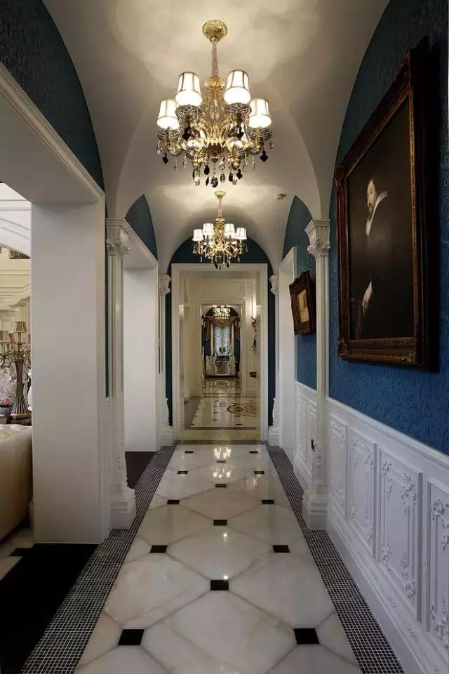 走廊菱形铺贴效果图,菱形铺贴