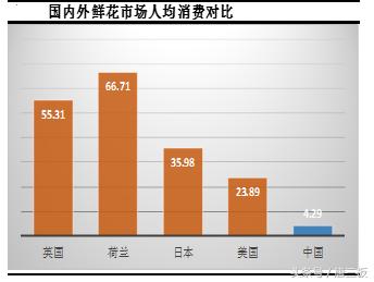 鲜花电商蓝海市场,千亿鲜花市场