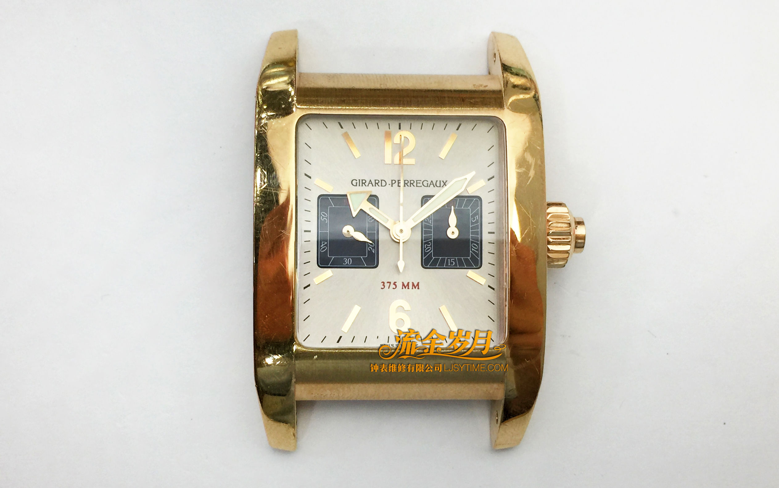 手表进水导致停走,不及时洗油真的很伤!把芯生锈断掉要换,机芯满是锈迹~看芝柏单按钮计时洗油后焕然一新