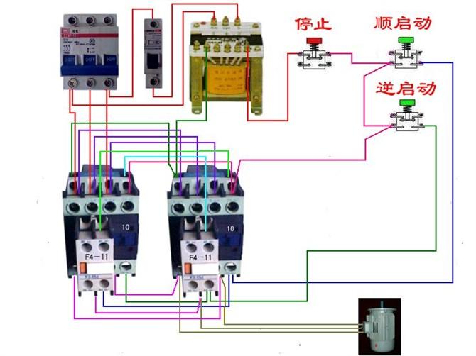 断路器线圈与电表接线图,三相四线制电表和断路器接线图