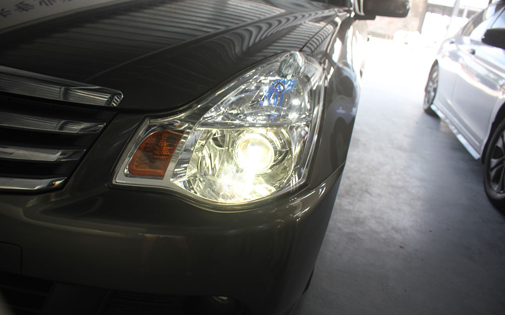 21款轩逸经典大灯改装,18款经典轩逸激光大灯