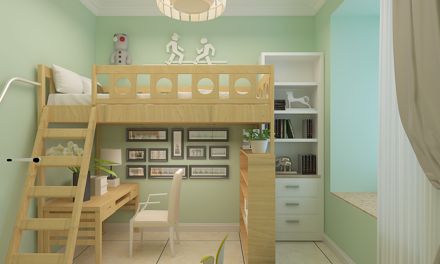 凤凰城装修效果图118平,众美凤凰城一期圆弧形阳台