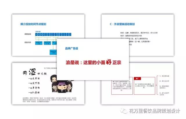 花万里餐饮店,花万里全案策划设计