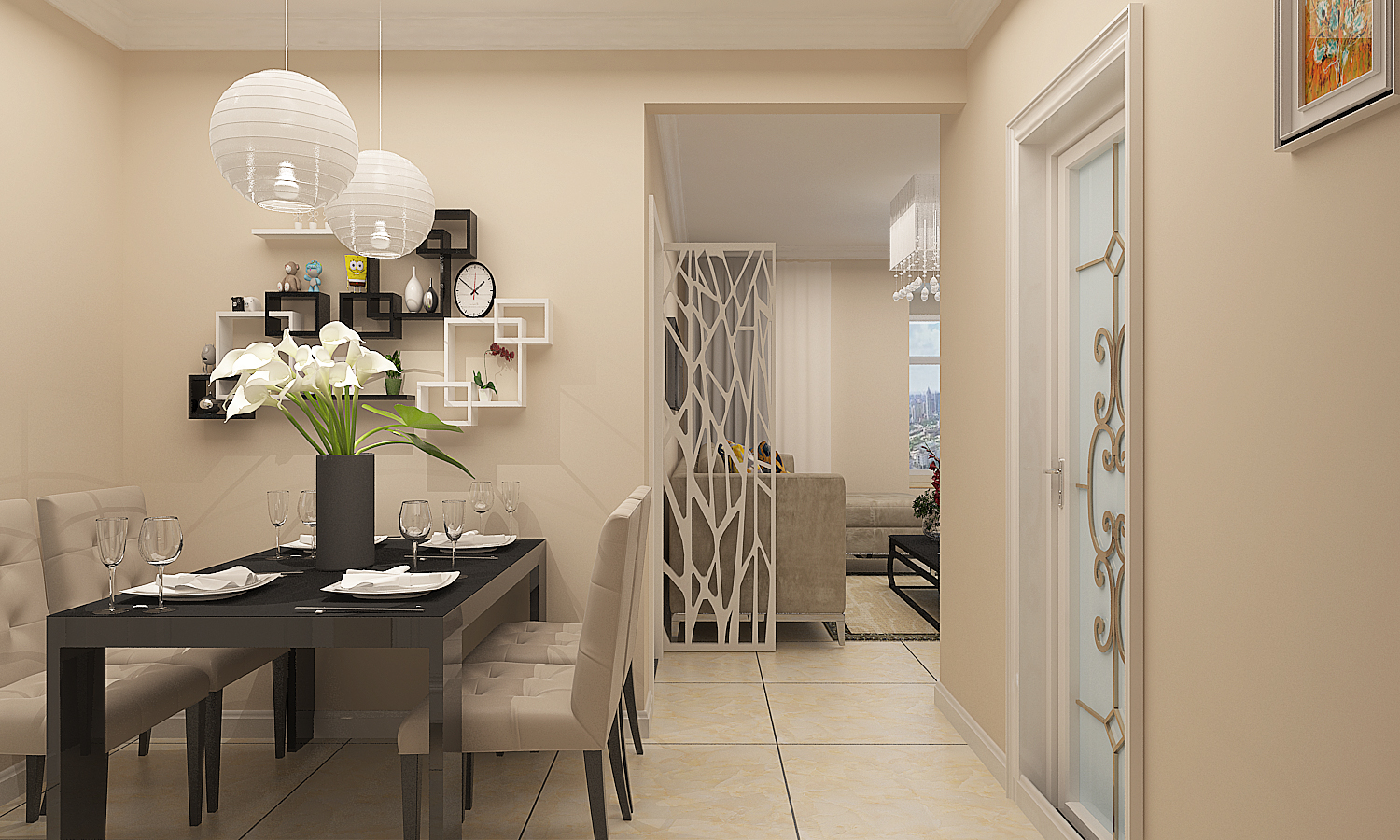 凤凰城装修效果图118平,众美凤凰城一期圆弧形阳台