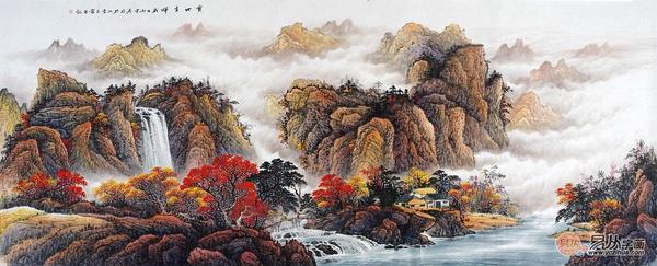 客厅挂画有什么讲究风景画,客厅挂画风水上有什么讲究