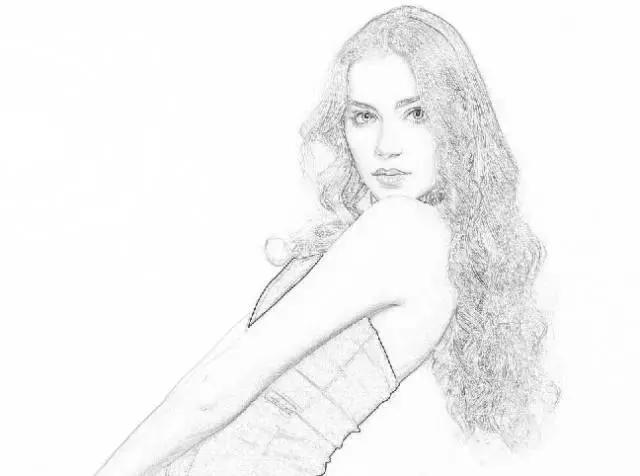 ps把照片转换成素描,ps素描头像怎么制作