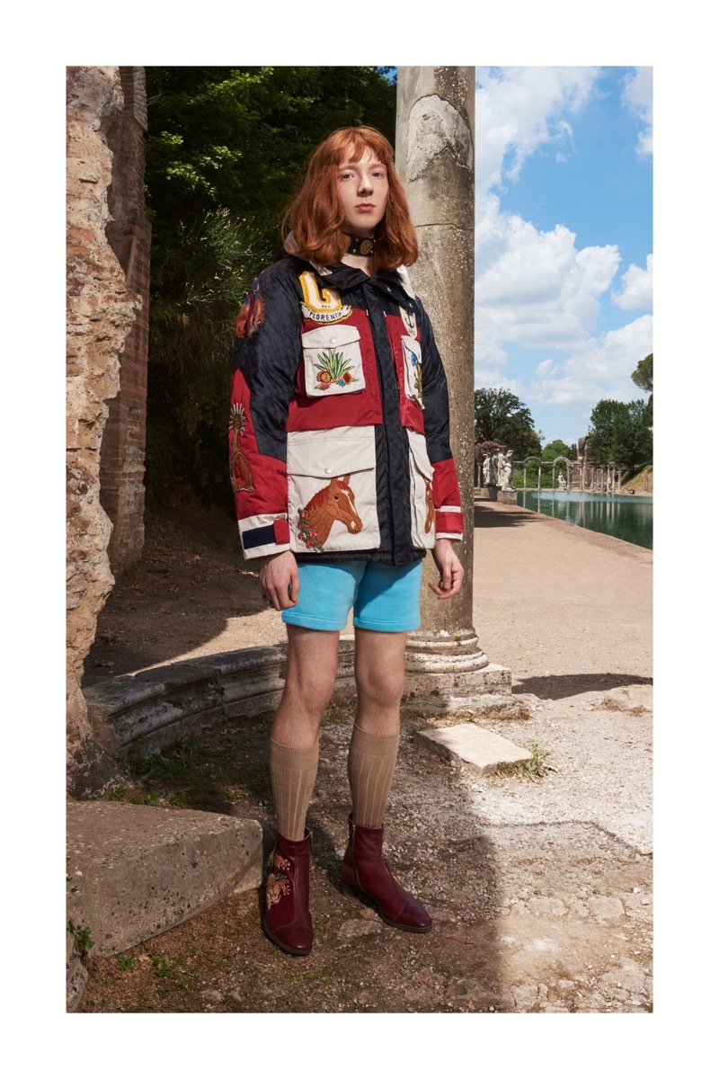 guccimarmont系列,gucci2018秋冬男装发布会