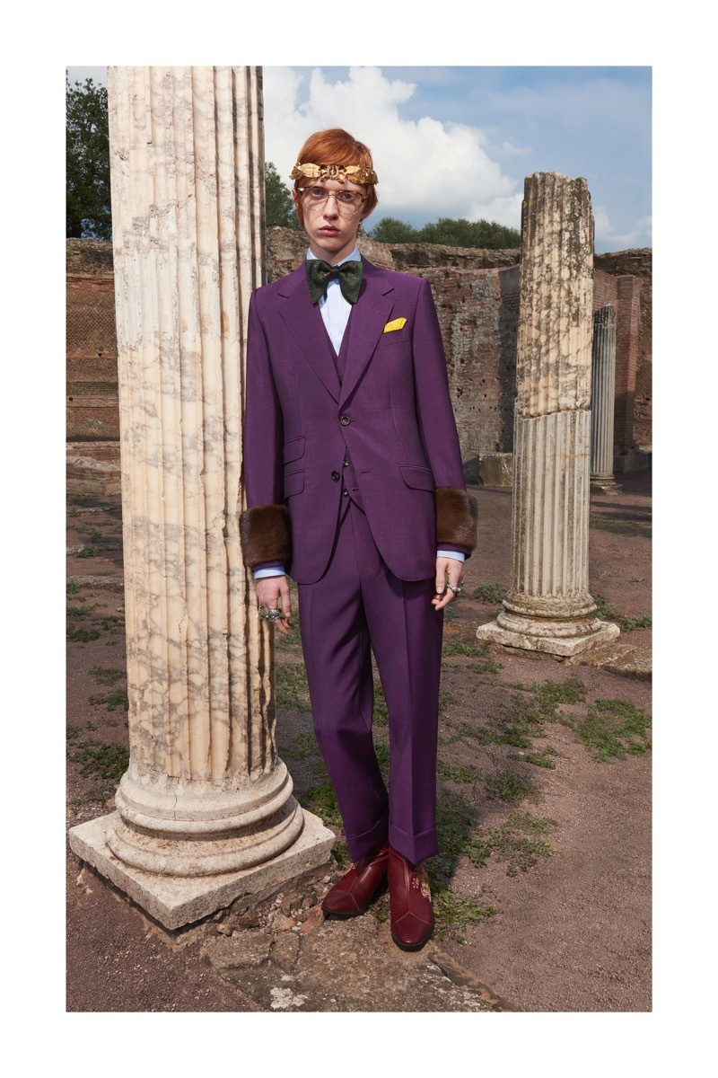 guccimarmont系列,gucci2018秋冬男装发布会