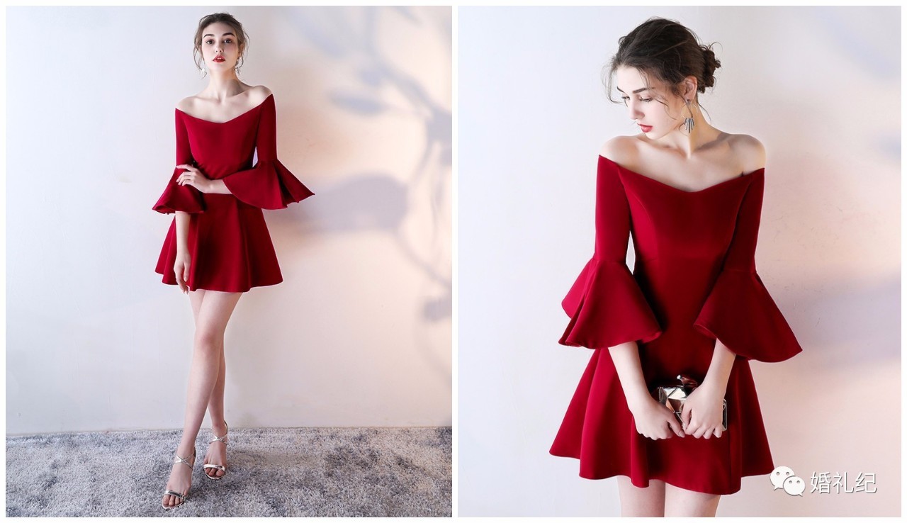 礼服馆敬酒服款式推荐,敬酒服推荐秋冬店铺