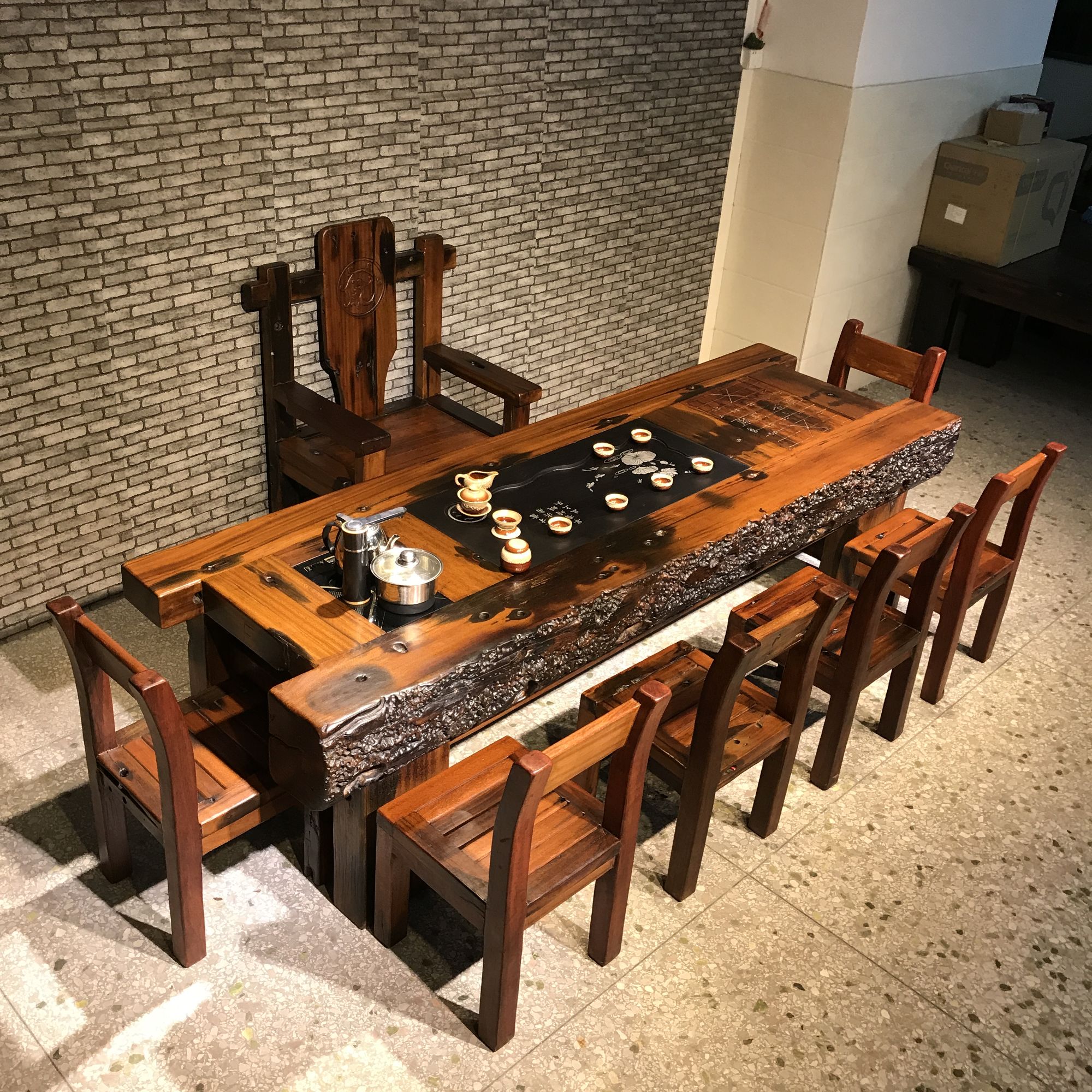 真船木和假船木家具怎么区别图片,什么样老船木做家具最好