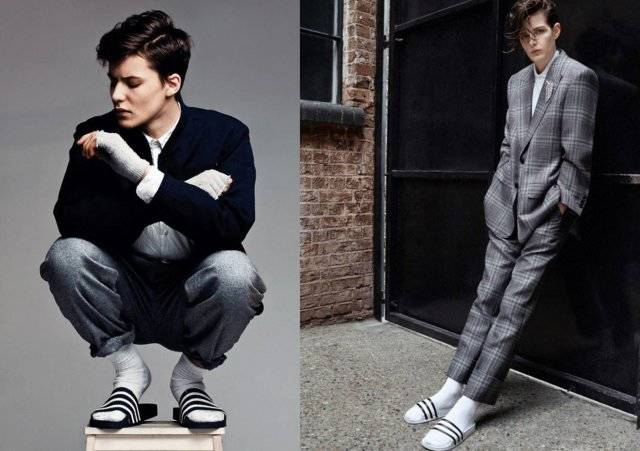 欧美风凉拖穿搭,凉拖怎么穿最时尚