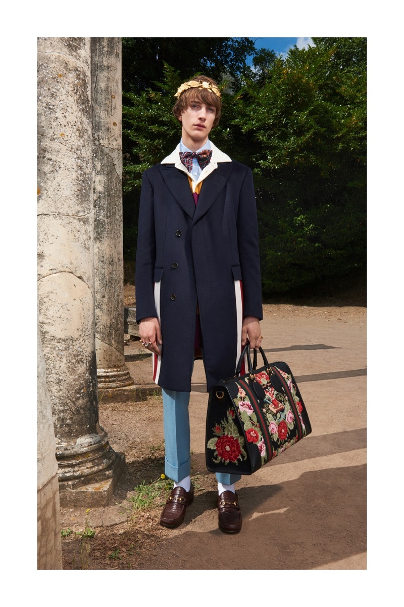 guccimarmont系列,gucci2018秋冬男装发布会